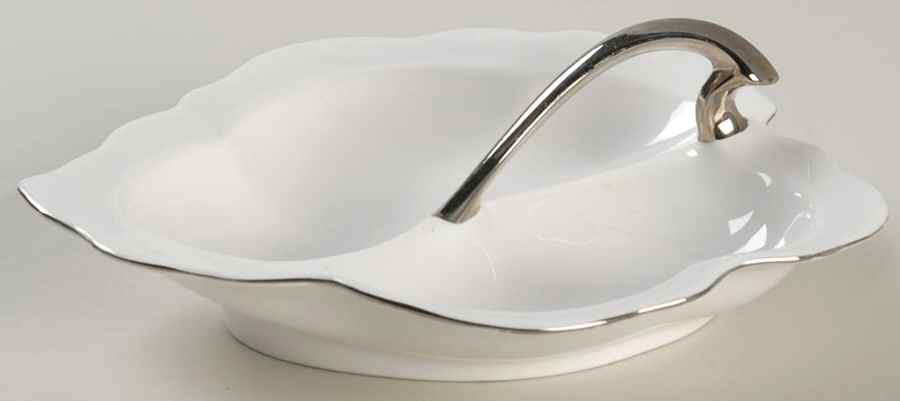 Chantilly Platinum 2-Part Relish by Royal Albert-1