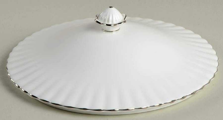 Chantilly Platinum Lid for Round Vegetable by Royal Albert-1