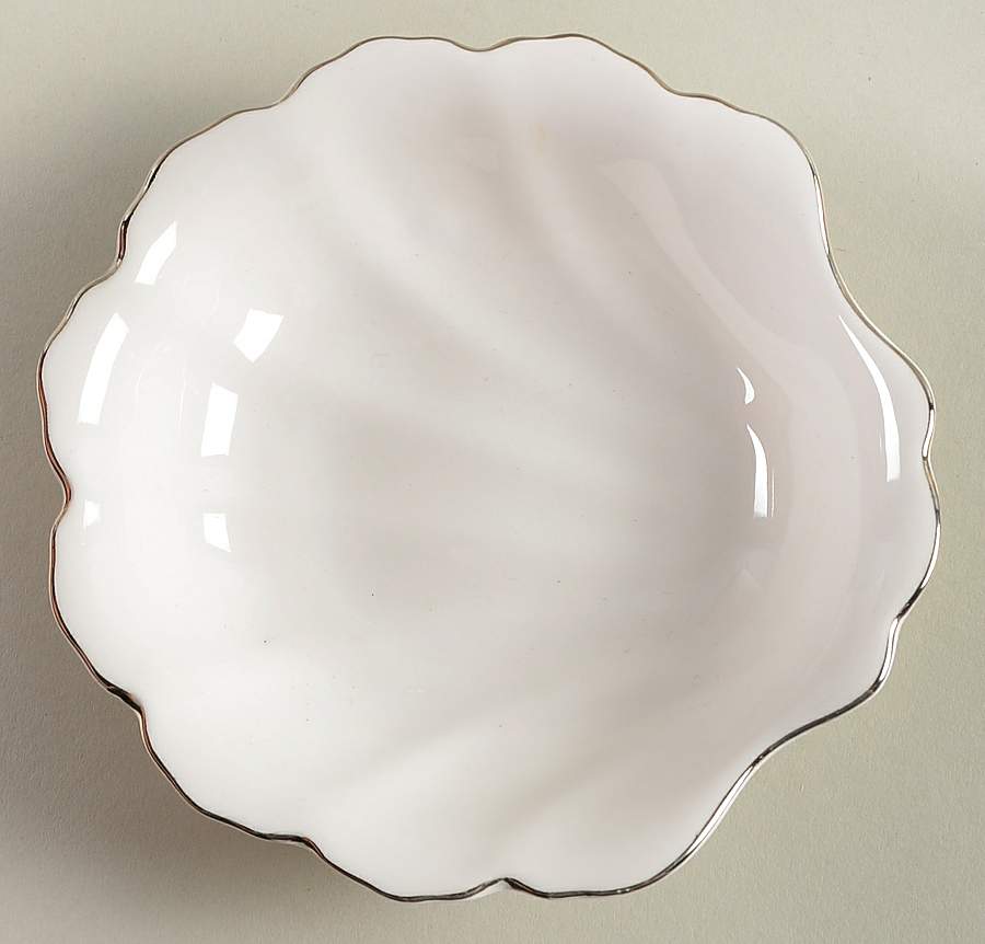 Chantilly Platinum Shell Shaped Dish by Royal Albert-1