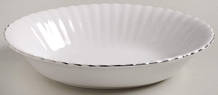 Chantilly Platinum 9" Oval Vegetable Bowl by Royal Albert-1