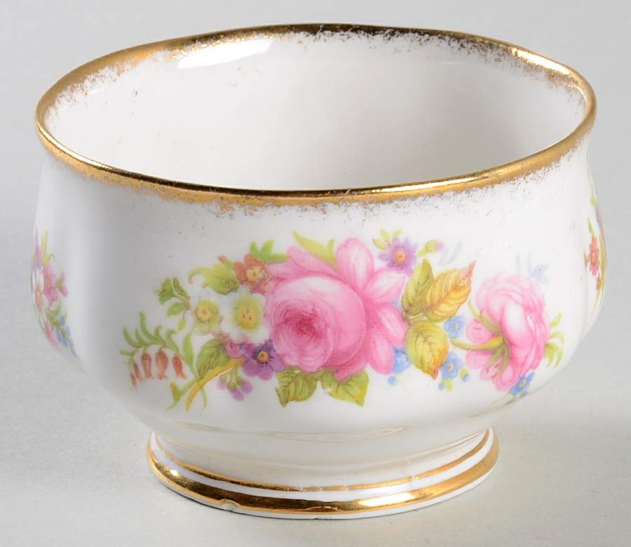 Chatsworth Pink Mini Open Sugar Bowl by Royal Albert-1