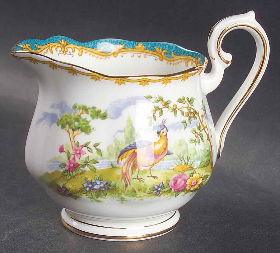 Chelsea Bird Blue Creamer by Royal Albert-1