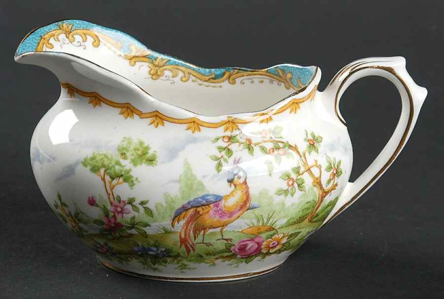 Chelsea Bird Blue Mini Creamer by Royal Albert-1