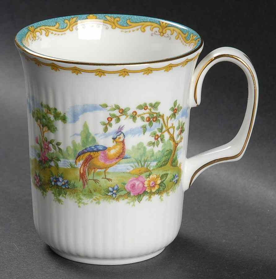 Chelsea Bird Blue Mug by Royal Albert-1