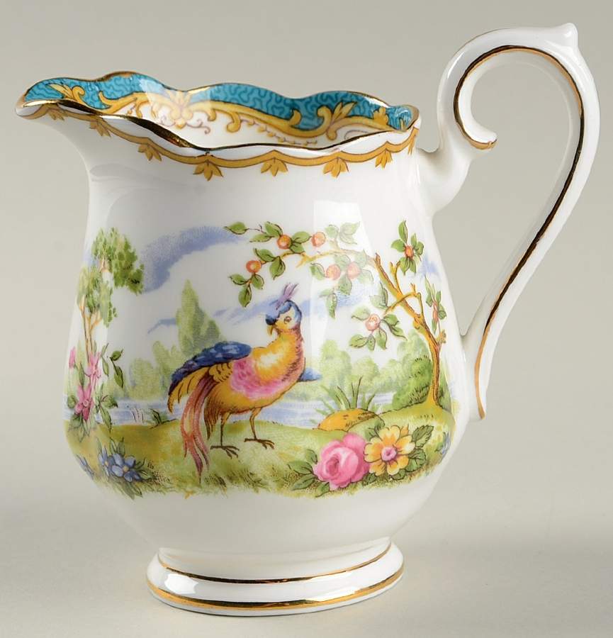 Chelsea Bird Blue Mini Creamer by Royal Albert-1