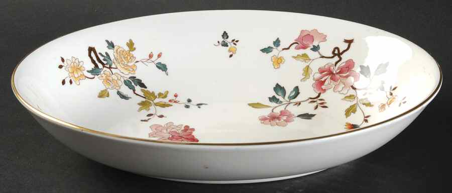 China Garden 9" Oval Vegetable Bowl by Royal Albert-1