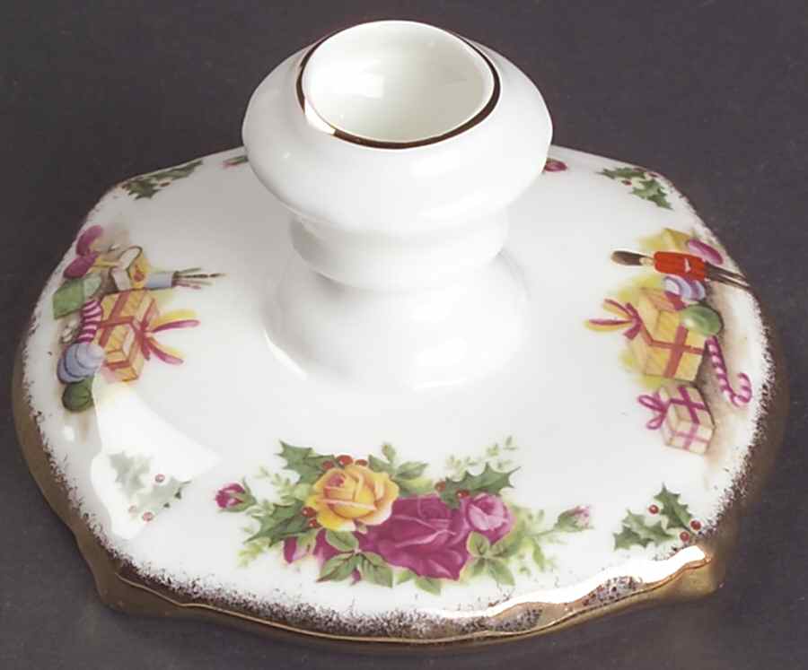 Christmas Magic 2" Candlestick by Royal Albert-1