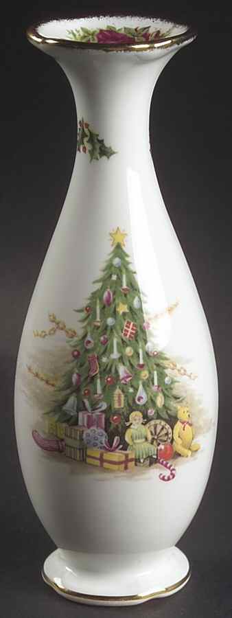 Christmas Magic 7" Bud Vase by Royal Albert-1