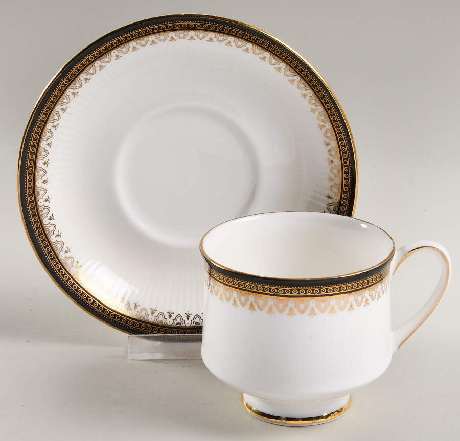 Clarence Footed Cup & Saucer Set by Royal Albert-1