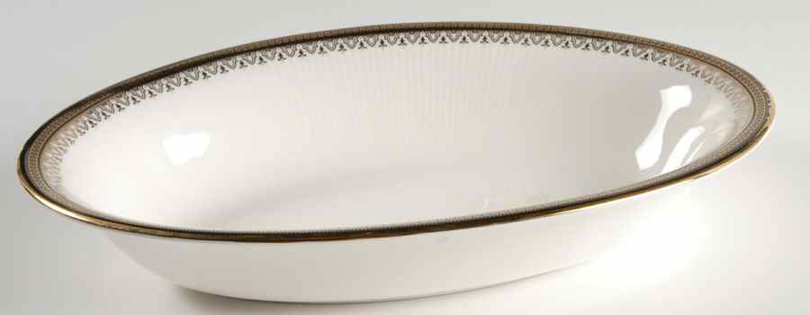 Clarence 10" Oval Vegetable Bowl by Royal Albert-1