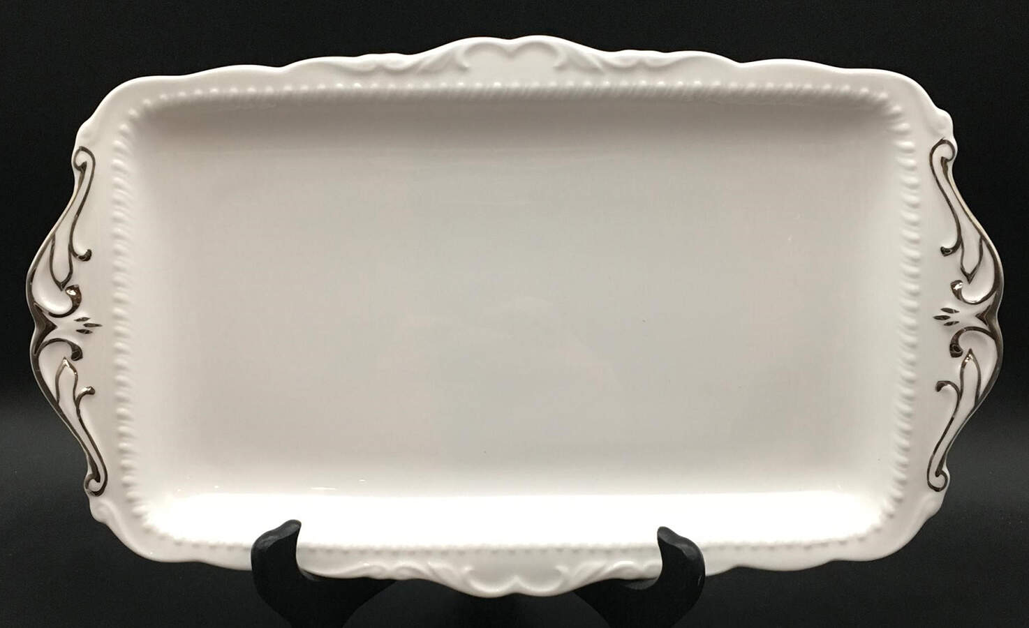 Clair De Lune Large Sandwich Tray by Royal Albert-1