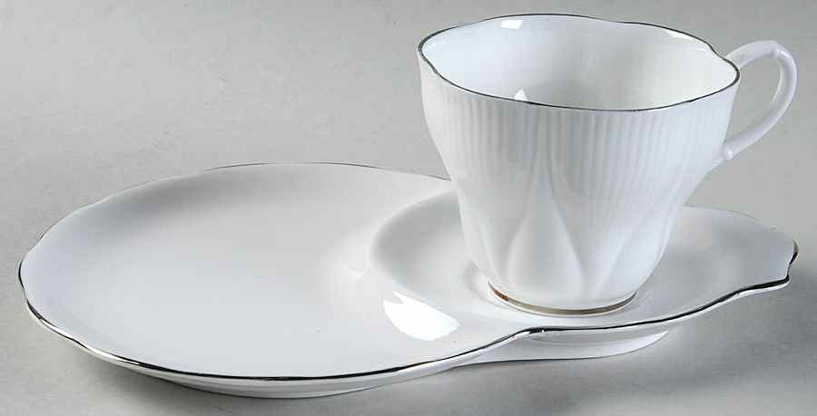 Clair De Lune Dessert Plate & Cup Set by Royal Albert-1