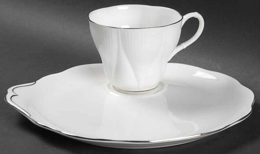 Clair De Lune Snack Plate & Cup Set by Royal Albert-1