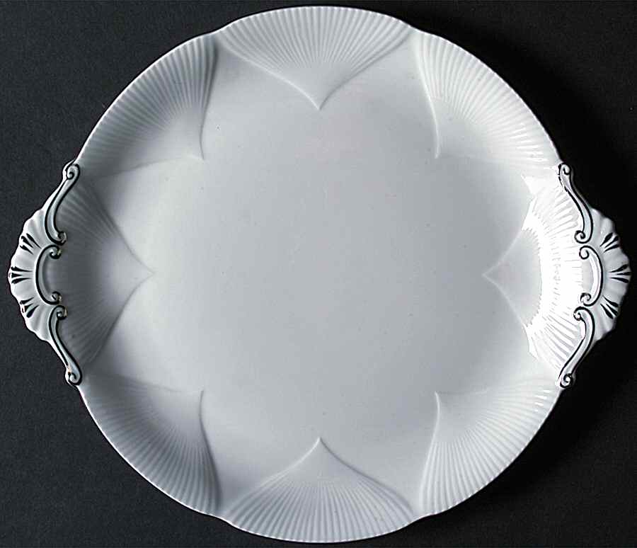 Clair De Lune Handled Cake Plate by Royal Albert-1