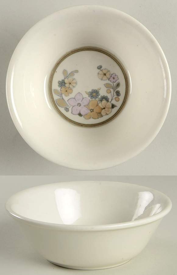 Cottage Flowers Coupe Cereal Bowl by Royal Albert-1