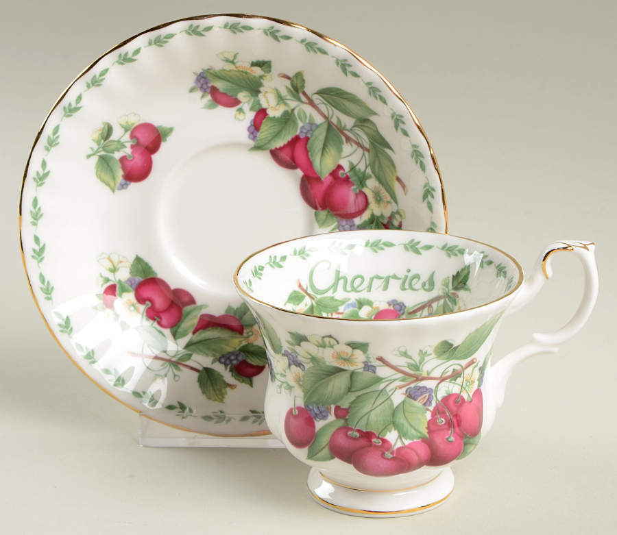 Covent Gardens Footed Cup & Saucer Set by Royal Albert-1