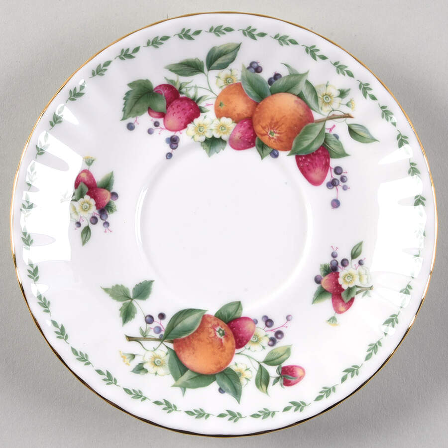 Covent Gardens Saucer for Breakfast Cup by Royal Albert-1