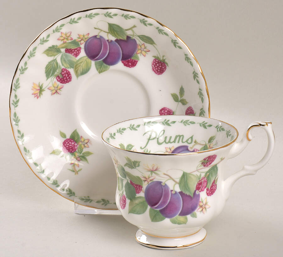 Covent Gardens Footed Cup & Saucer Set by Royal Albert-1