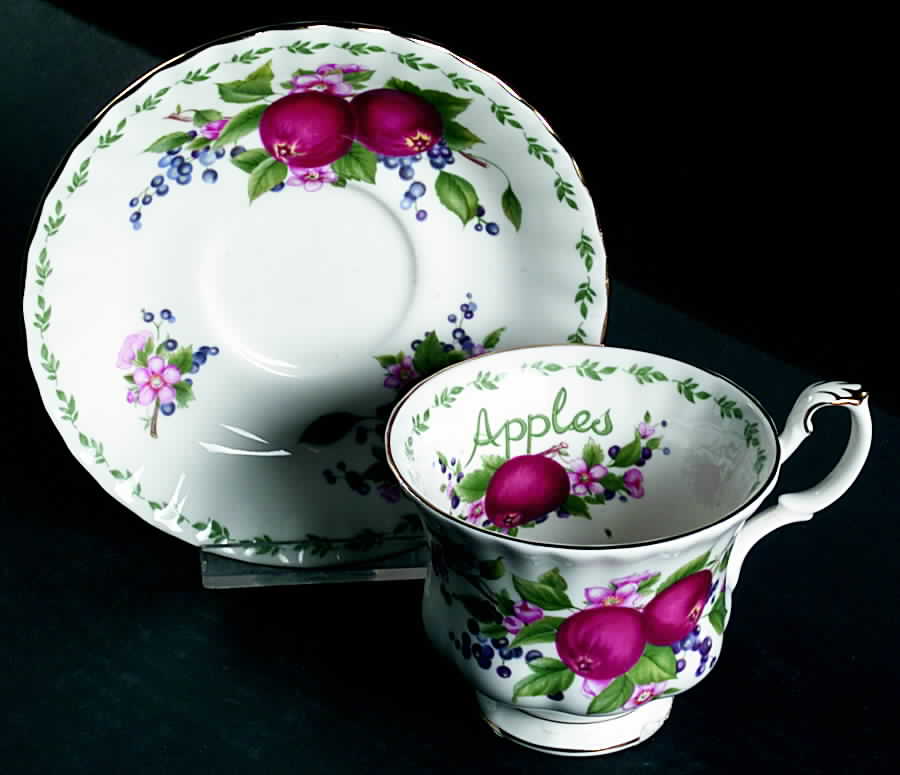 Covent Gardens Footed Cup & Saucer Set by Royal Albert-1