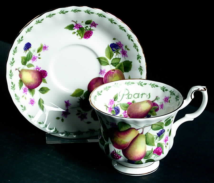 Covent Gardens Footed Cup & Saucer Set by Royal Albert-1