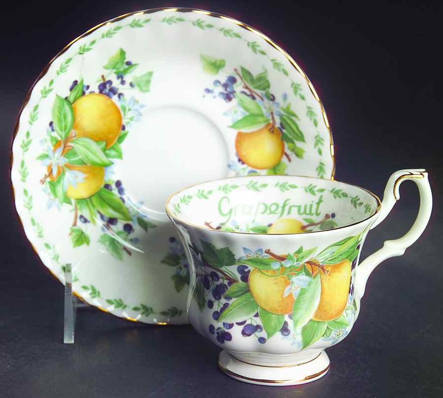 Covent Gardens Footed Cup & Saucer Set by Royal Albert-1