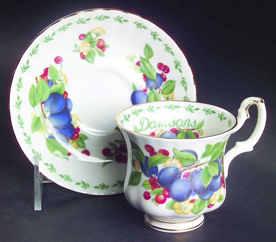 Covent Gardens Footed Demitasse Cup & Saucer Set by Royal Albert-1