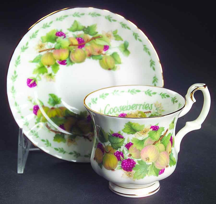 Covent Gardens Footed Demitasse Cup & Saucer Set by Royal Albert-1