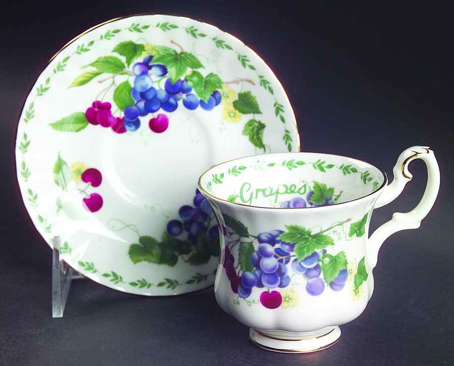 Covent Gardens Footed Demitasse Cup & Saucer Set by Royal Albert-1