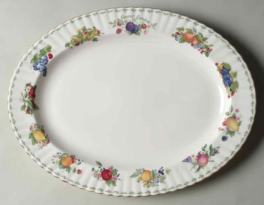 Covent Gardens 16" Oval Serving Platter by Royal Albert-1