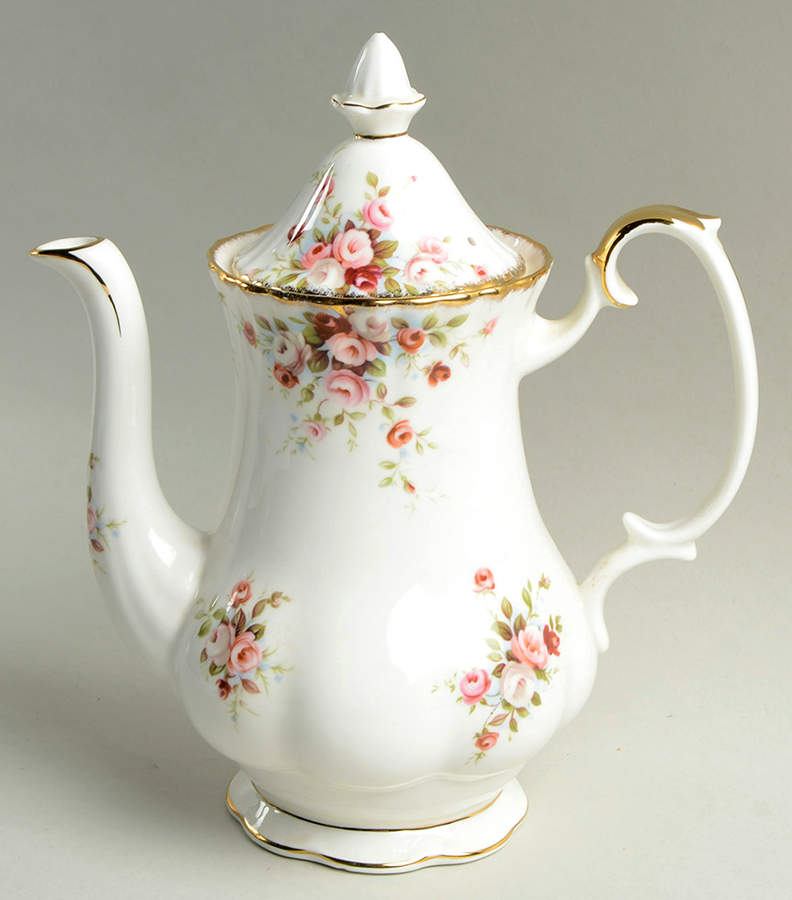 Cottage Garden Mini Coffee Pot & Lid by Royal Albert-1