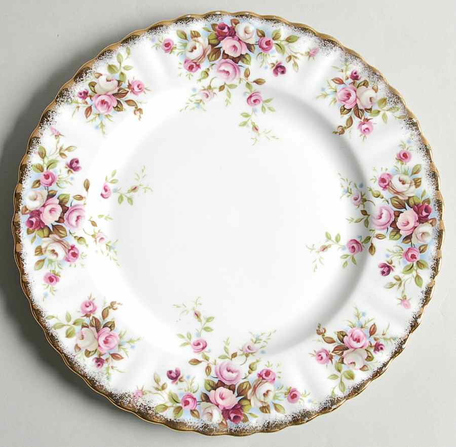 Cottage Garden Salad Plate by Royal Albert-1