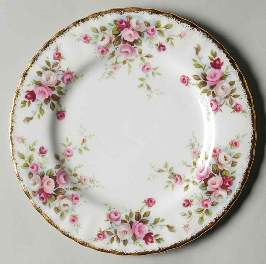 Cottage Garden Dessert/Pie Plate by Royal Albert-1