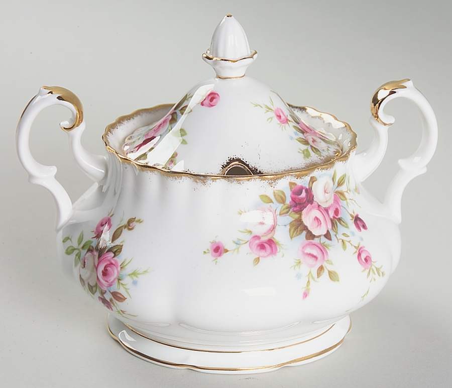 Cottage Garden Sugar Bowl & Lid by Royal Albert-1