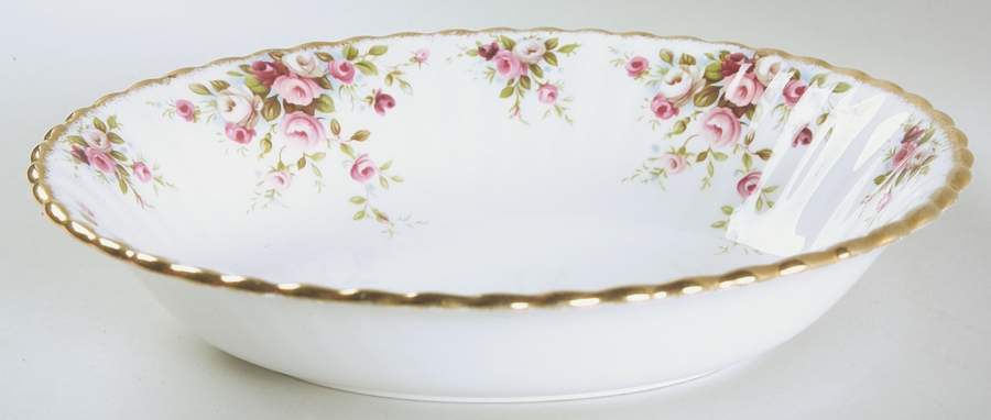 Cottage Garden 9" Oval Vegetable Bowl by Royal Albert-1