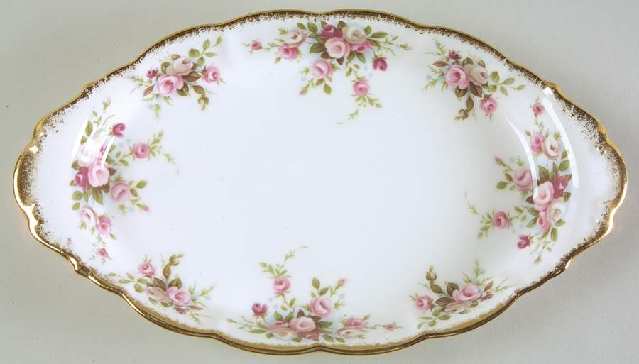 Cottage Garden Tray for Creamer & Sugar with Lid by Royal Albert-1