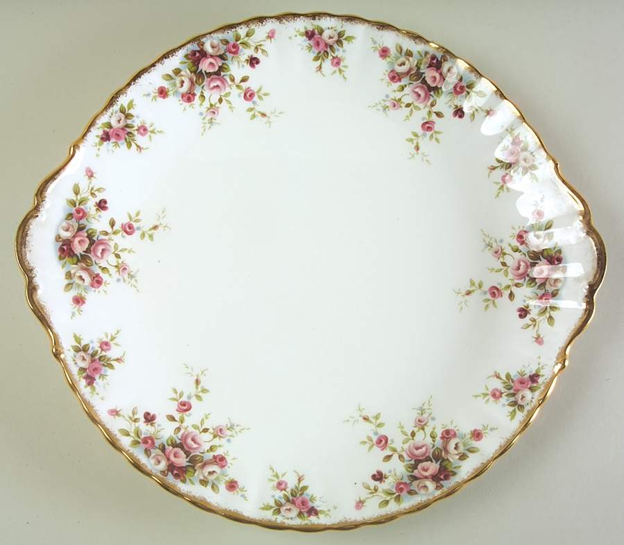 Cottage Garden Large Handled Cake Plate by Royal Albert-1
