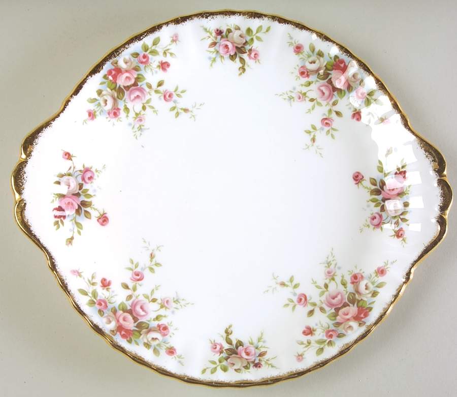 Cottage Garden Handled Cake Plate by Royal Albert-1
