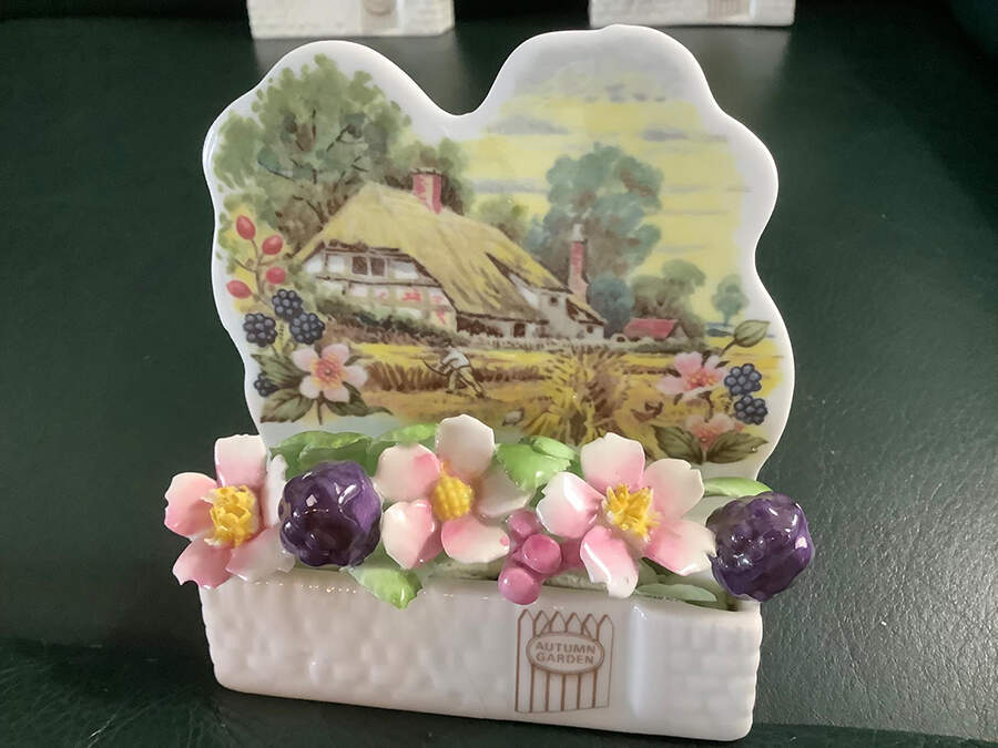 Cottage Garden Year Series Window Box Figurine by Royal Albert-1