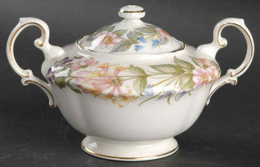Country Lane Mini Sugar Bowl & Lid by Royal Albert-1