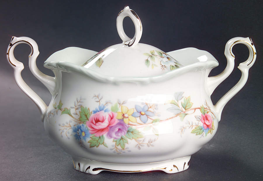 Colleen Sugar Bowl & Lid by Royal Albert-1