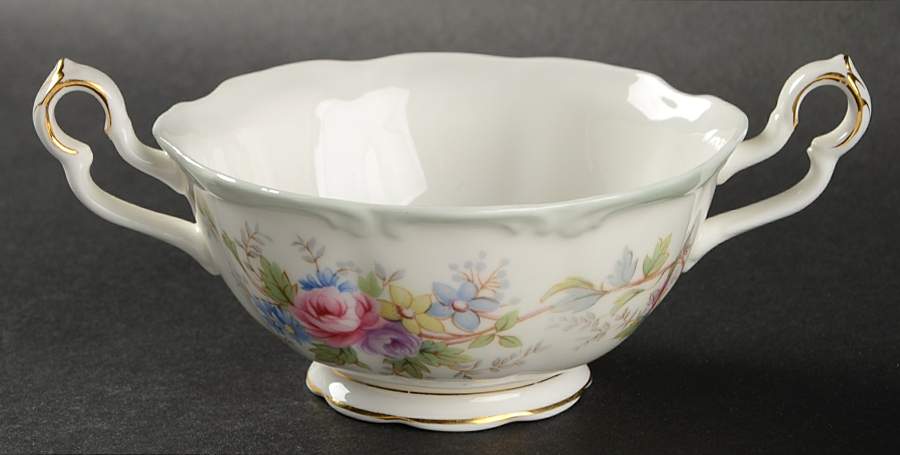 Colleen Footed Cream Soup Bowl by Royal Albert-1