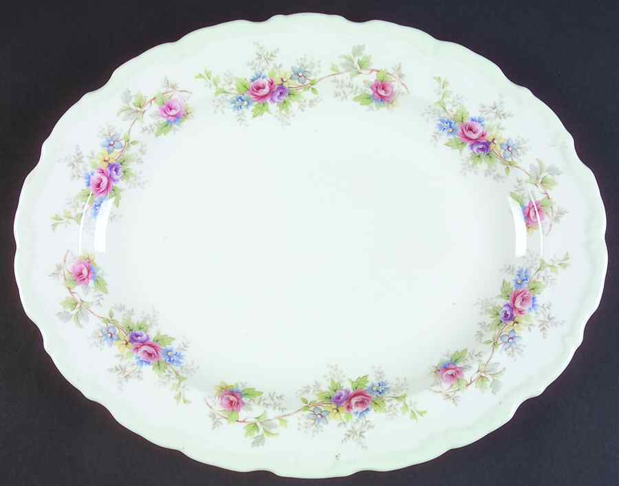 Colleen 13" Oval Serving Platter by Royal Albert-1