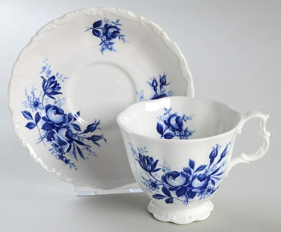 Connoisseur Footed Cup & Saucer Set by Royal Albert-1