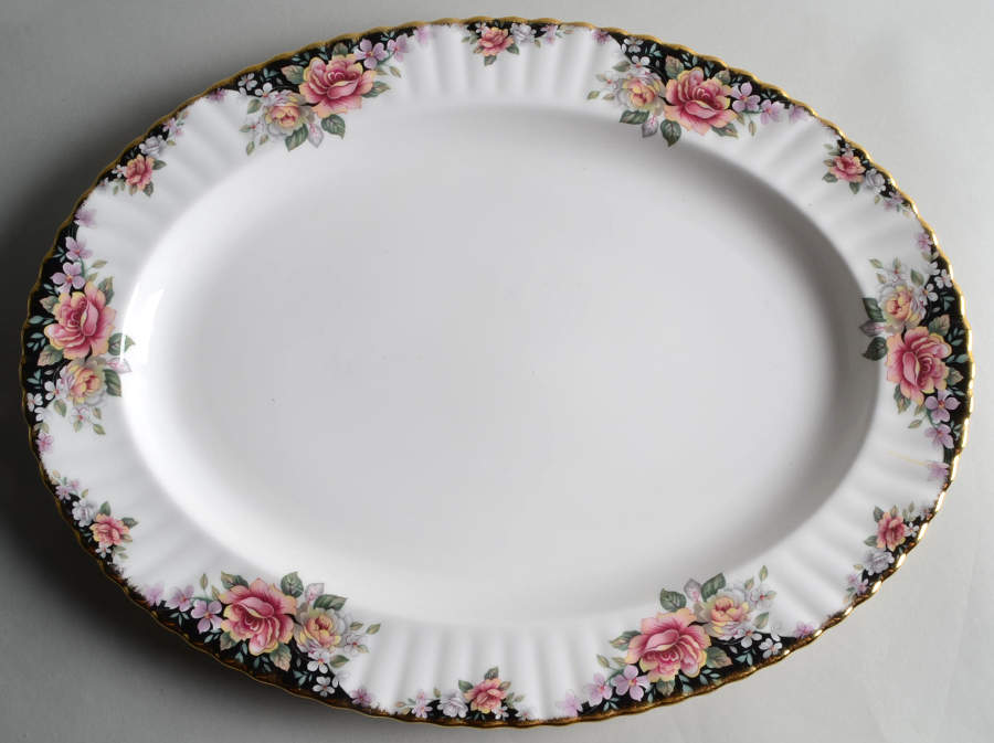 Concerto 16" Oval Serving Platter by Royal Albert-1