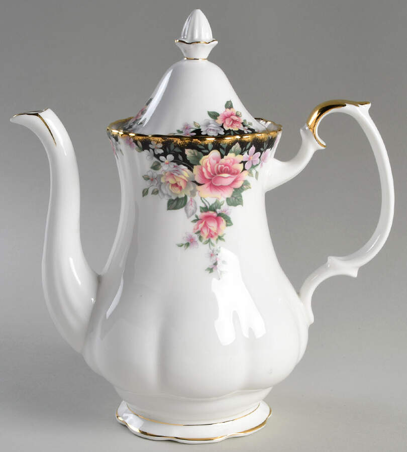 Concerto Coffee Pot & Lid by Royal Albert-1