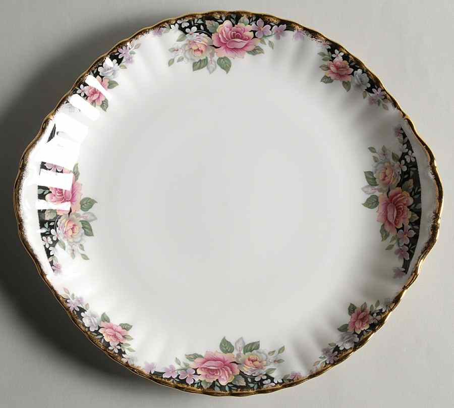 Concerto Handled Cake Plate by Royal Albert-1