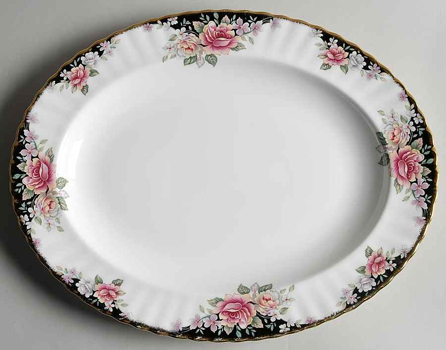 Concerto 13" Oval Serving Platter by Royal Albert-1