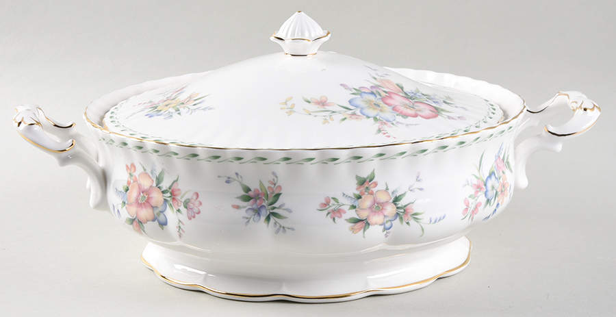 Constance Round Covered Vegetable by Royal Albert-1