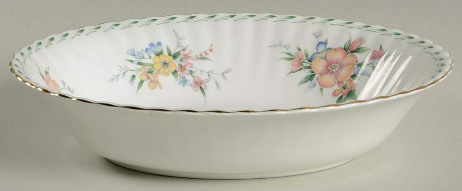 Constance 9" Oval Vegetable Bowl by Royal Albert-1