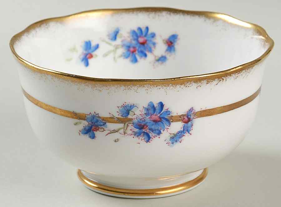 Cornflower Open Sugar Bowl by Royal Albert-1